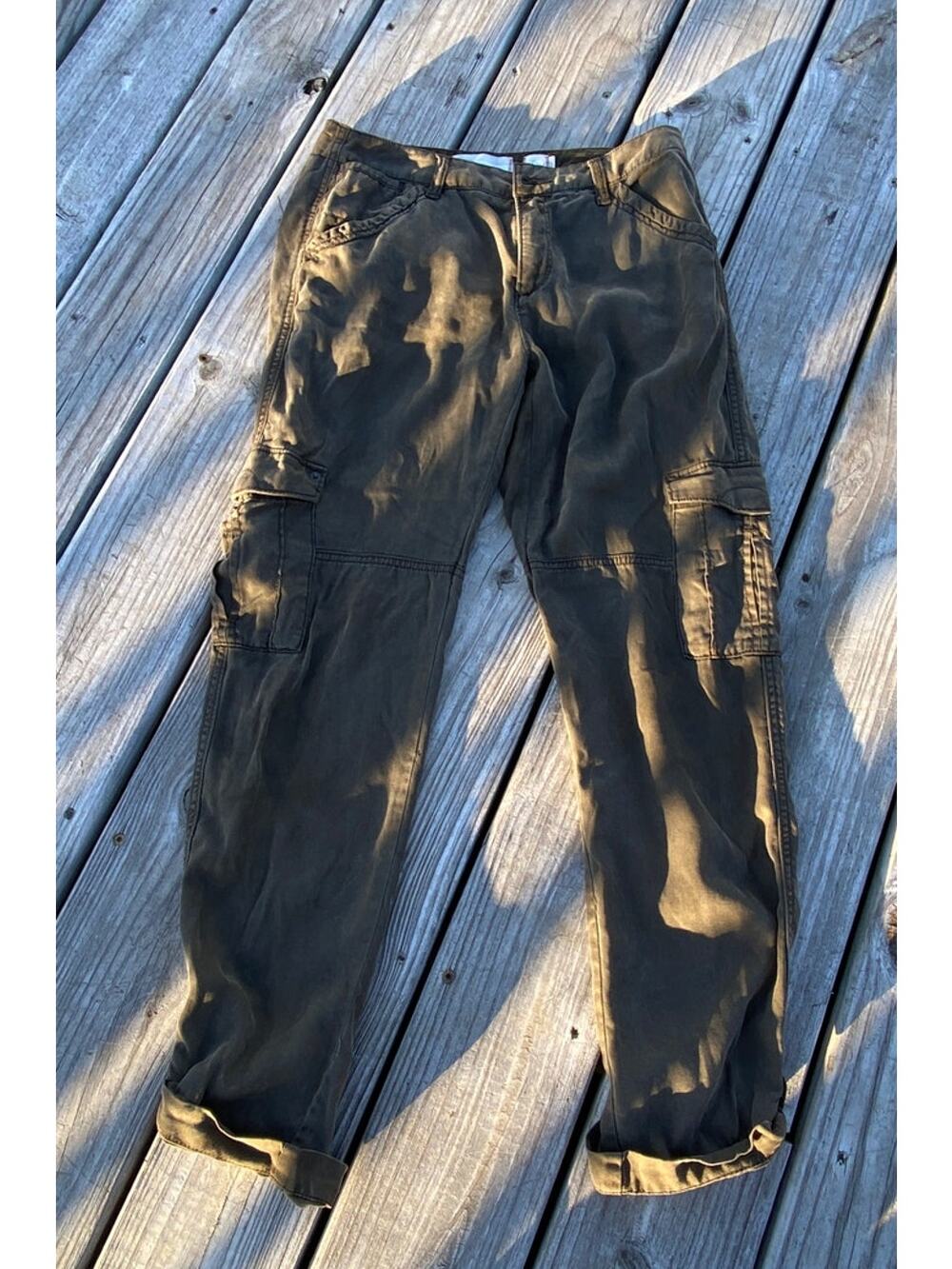Hei Hei by Anthropologie Cargo Pants greenish brown Size 26